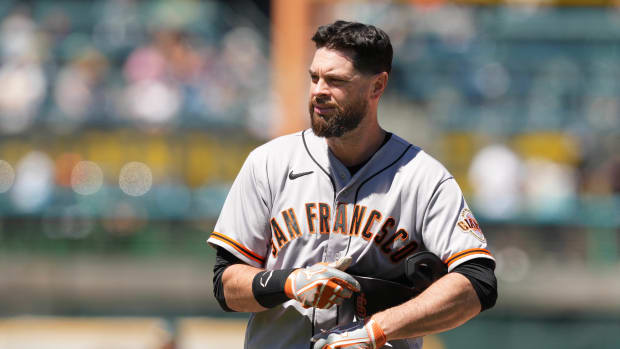 SF Giants first baseman Brandon Belt